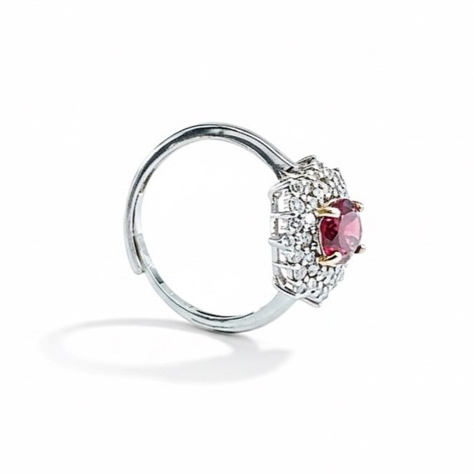 LEROY JEWELRY 樂花精品珠寶 石榴紅韻︱石榴石戒指-細節圖3