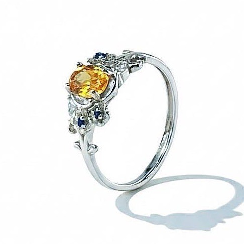 LEROY JEWELRY 樂花精品珠寶 耀眼橙光︱芬達石戒指-細節圖4