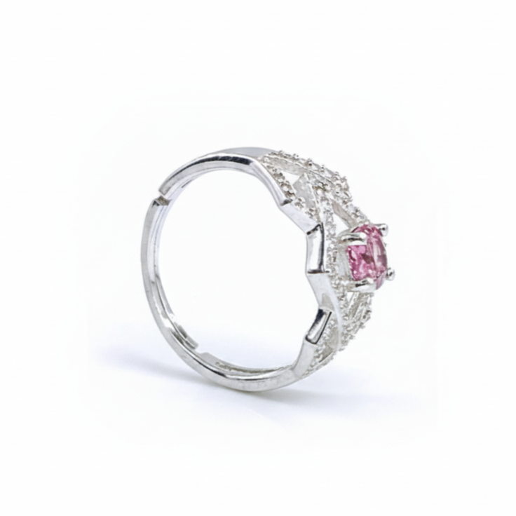 LEROY JEWELRY 樂花精品珠寶 櫻影心語︱粉色尖晶石戒指-細節圖3
