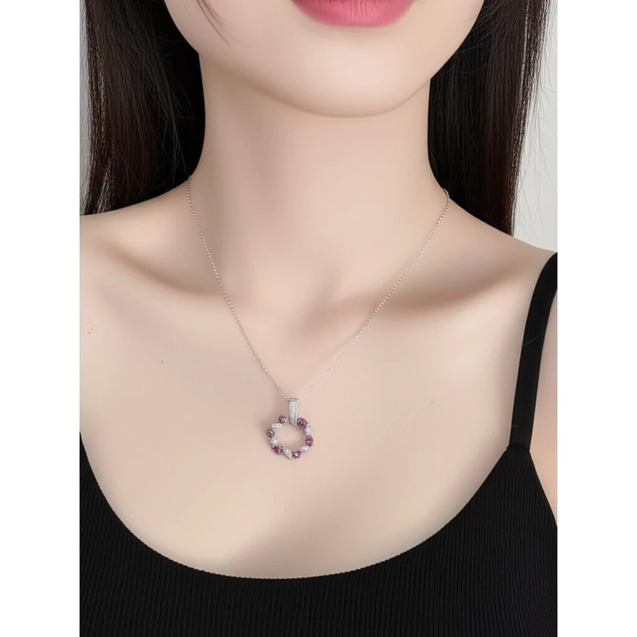 LEROY JEWELRY 樂花精品珠寶 溫柔之環︱尖晶石項鍊-細節圖2