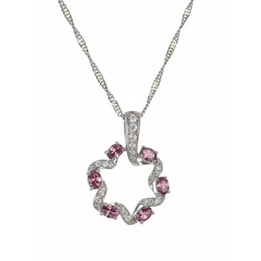 LEROY JEWELRY 樂花精品珠寶 溫柔之環︱尖晶石項鍊-細節圖3