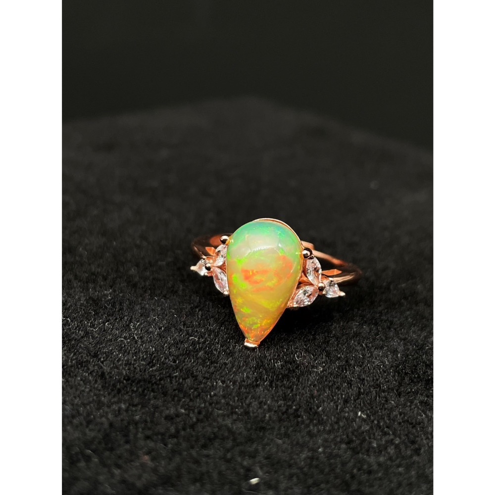 LEROY JEWELRY 樂花精品珠寶-［情緒之光·天然衣索比亞蛋白石戒指］-細節圖5