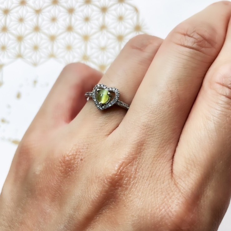 LEROY JEWELRY 樂花精品珠寶 貓眼魅影︱金綠玉寶石戒指-細節圖2