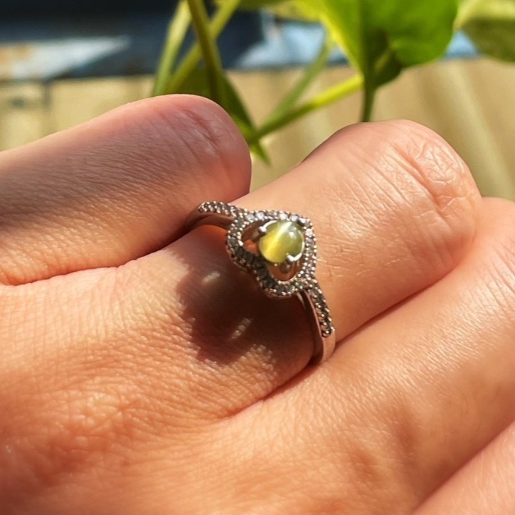 LEROY JEWELRY 樂花精品珠寶 貓眼魅影︱金綠玉寶石戒指-細節圖3