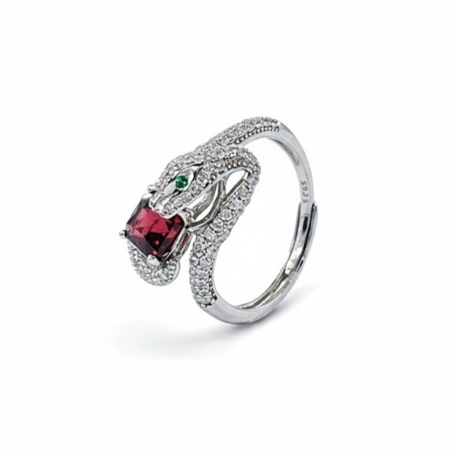 LEROY JEWELRY 樂花精品珠寶 深紅纏影︱石榴石戒指-細節圖4