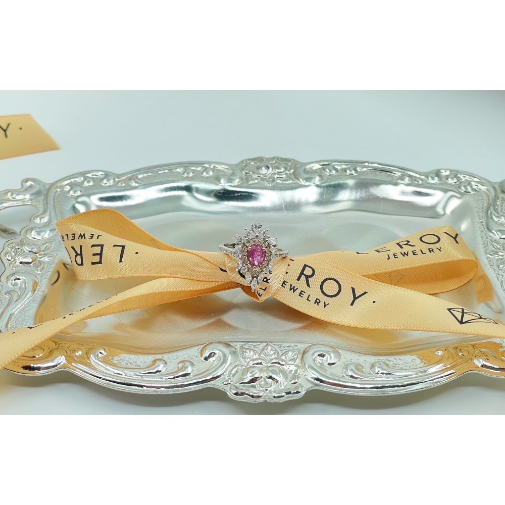 LEROY JEWELRY 樂花精品珠寶-［Soleil 曦光 帕帕拉恰藍寶石］-細節圖5