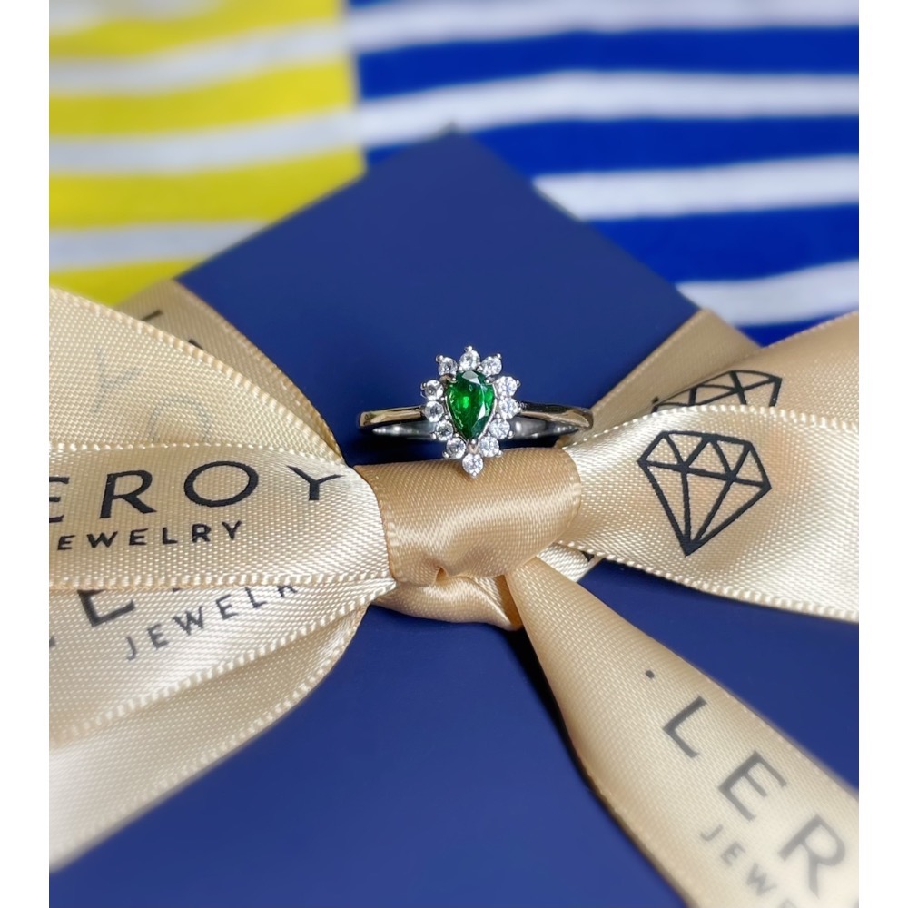 LEROY JEWELRY 樂花精品珠寶-［Leroy・森綠覺醒 ✦沙佛萊石戒］-細節圖2