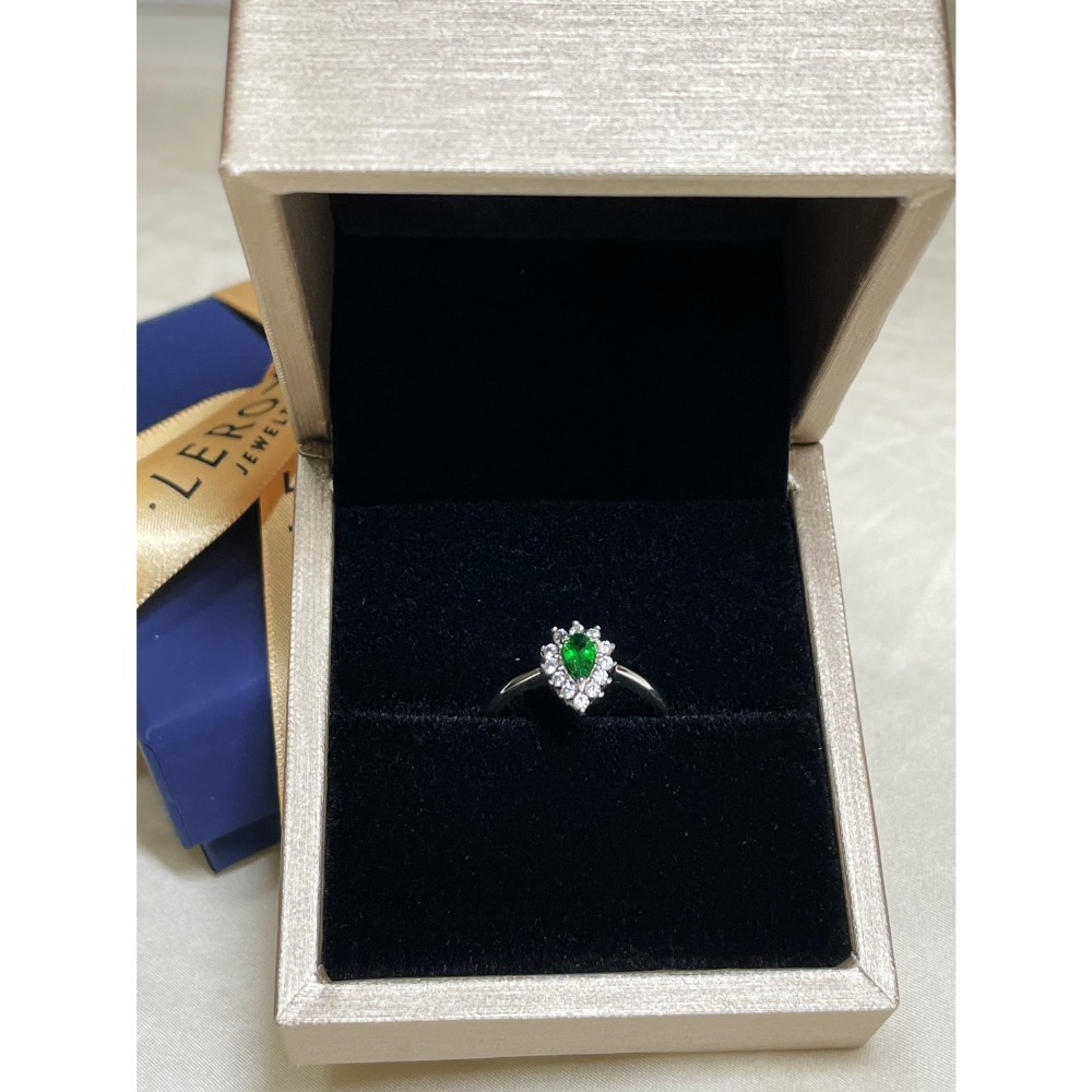 LEROY JEWELRY 樂花精品珠寶-［Leroy・森綠覺醒 ✦沙佛萊石戒］-細節圖8