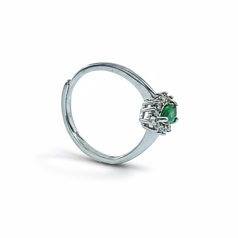LEROY JEWELRY 樂花精品珠寶 森綠覺醒︱沙佛萊石戒指-細節圖3