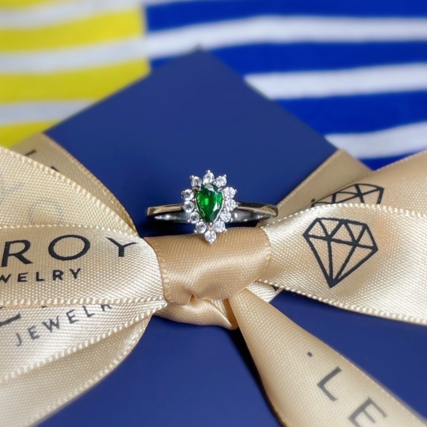 LEROY JEWELRY 樂花精品珠寶 森綠覺醒︱沙佛萊石戒指-細節圖5