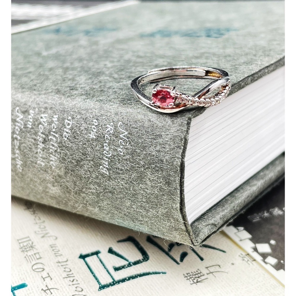 LEROY JEWELRY 樂花精品珠寶-［微閃粉-粉色尖晶石戒指］-細節圖5