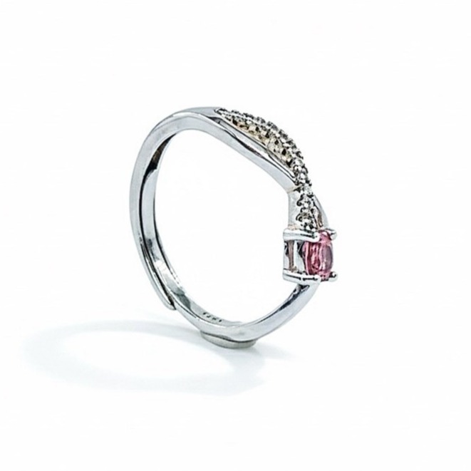 LEROY JEWELRY 樂花精品珠寶 永恆閃粉︱尖晶石8字結戒指-細節圖3