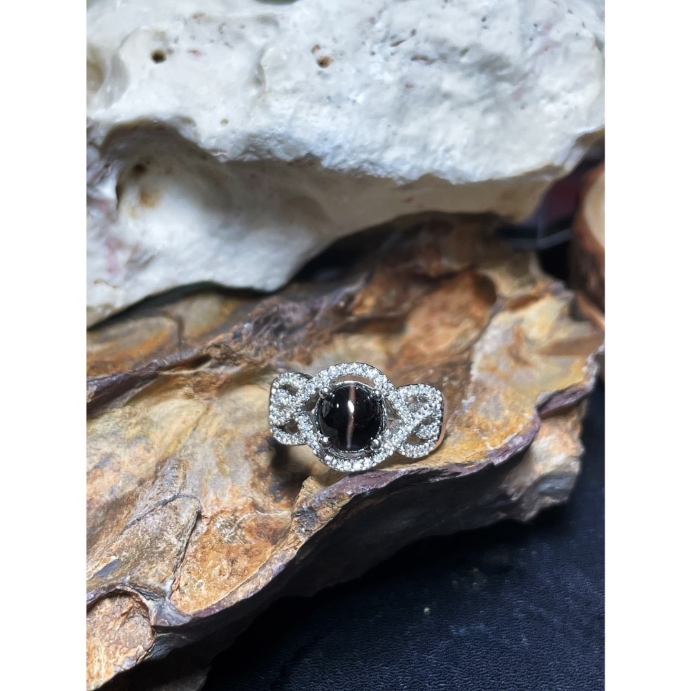 LEROY JEWELRY 樂花精品珠寶-［洞察之眼 矽線貓眼石戒指］-細節圖2