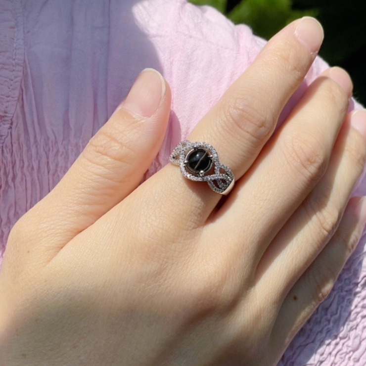 LEROY JEWELRY 樂花精品珠寶 索倫之眼︱矽線貓眼石戒指-細節圖2