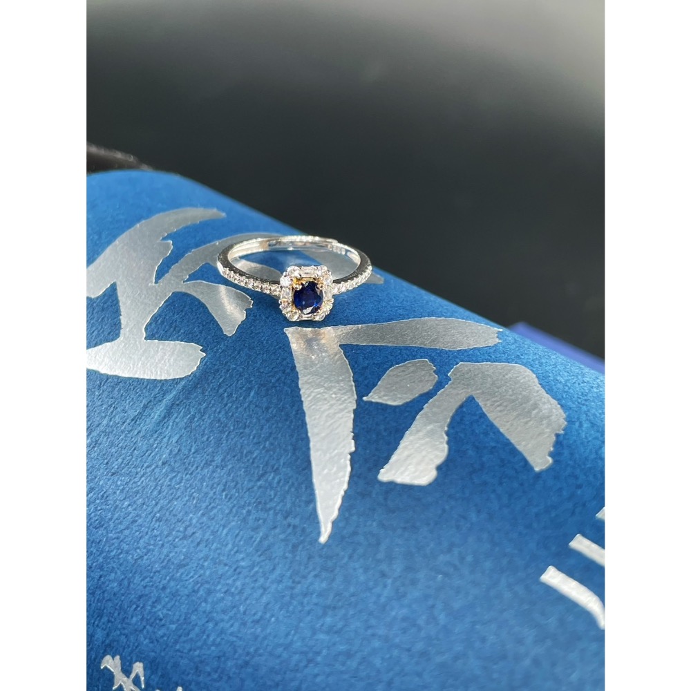 LEROY JEWELRY 樂花精品珠寶-［藍曜之心 藍寶石戒指］-細節圖3