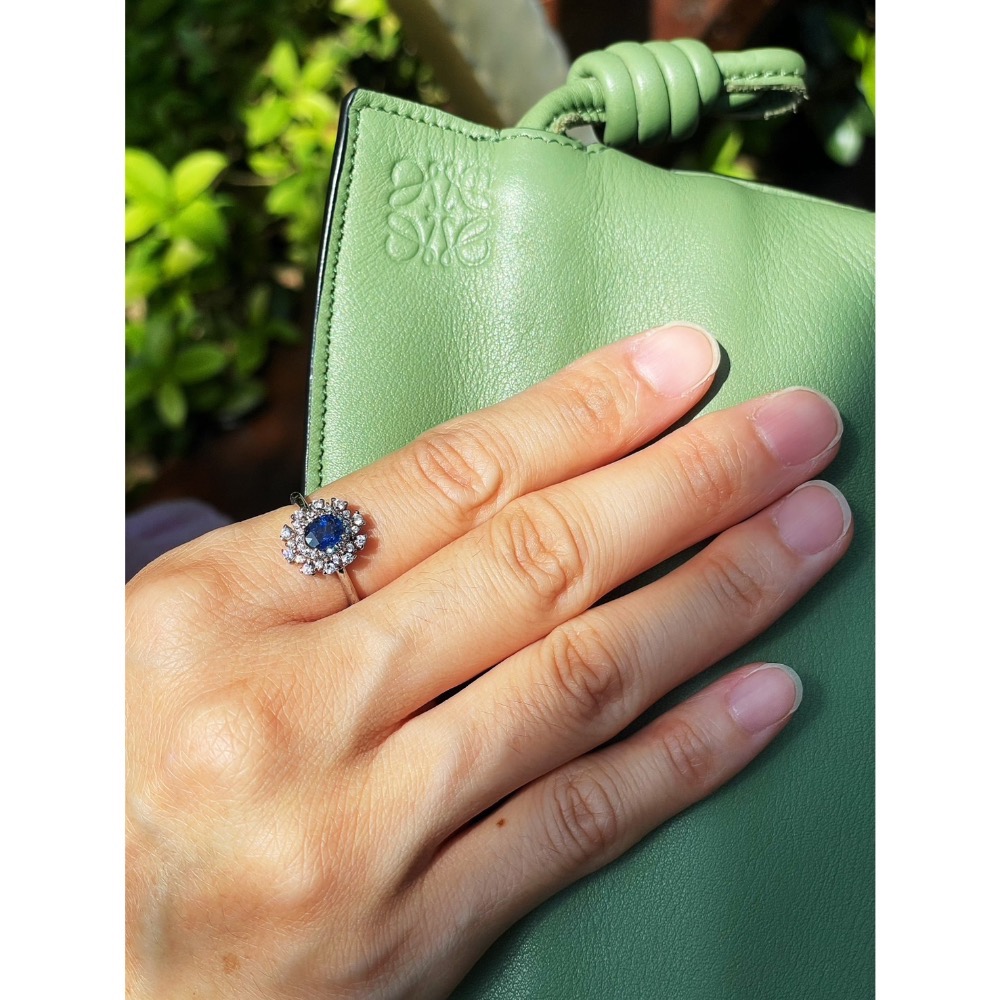 LEROY JEWELRY 樂花精品珠寶-［靜謐藍光 藍寶石戒指］-細節圖3