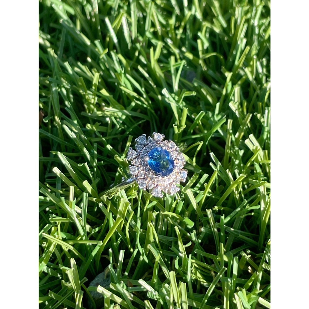 LEROY JEWELRY 樂花精品珠寶-［靜謐藍光 藍寶石戒指］-細節圖4