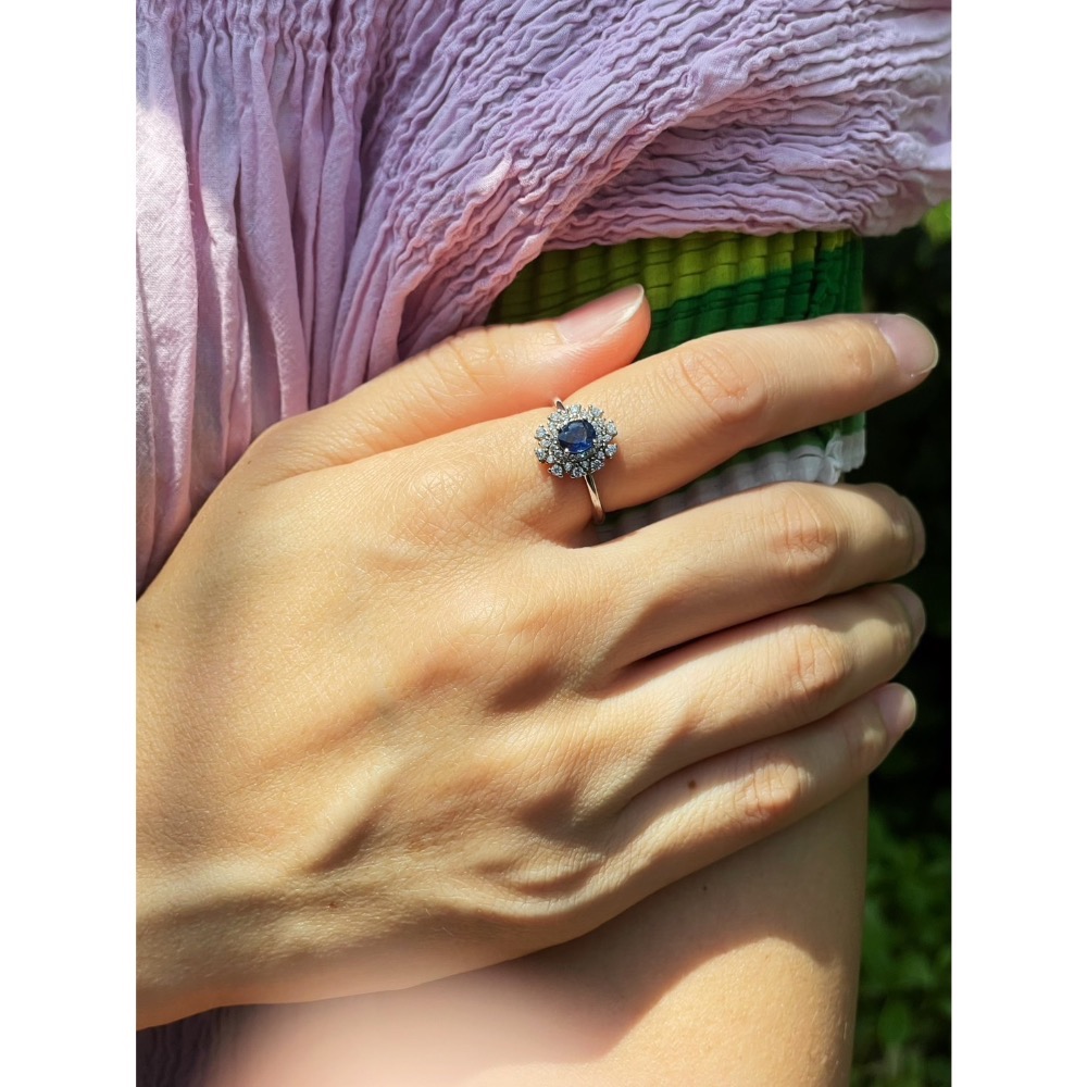 LEROY JEWELRY 樂花精品珠寶-［靜謐藍光 藍寶石戒指］-細節圖8