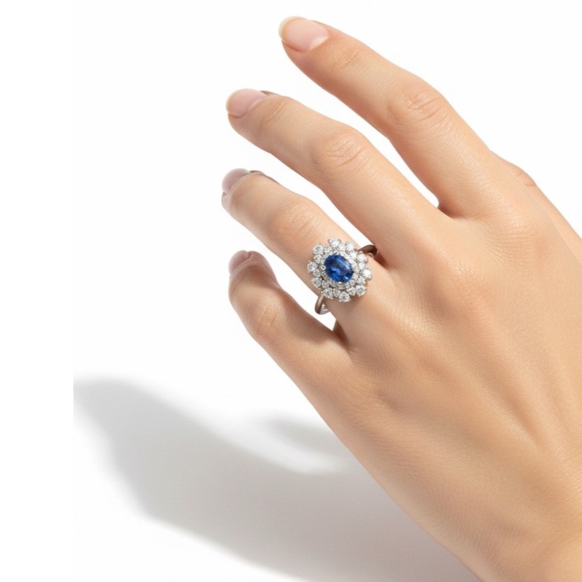 LEROY JEWELRY 樂花精品珠寶 靜謐藍光︱藍寶石戒指-細節圖2