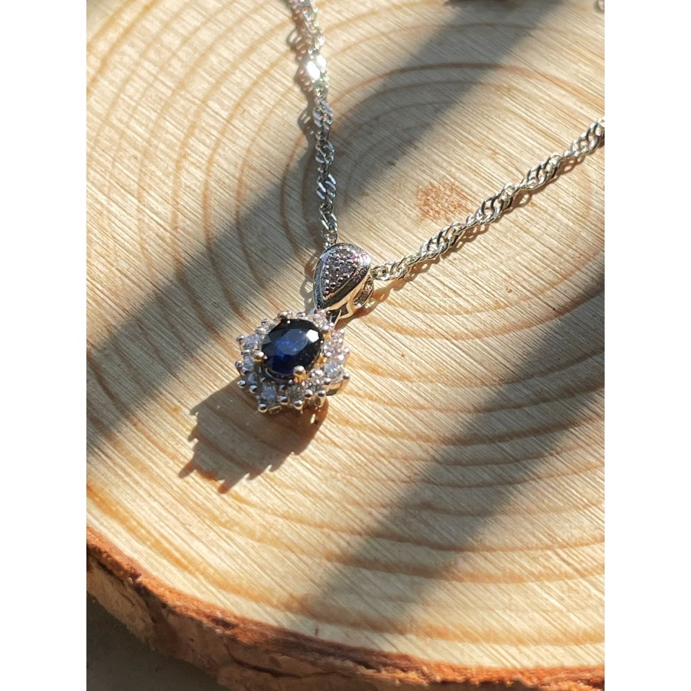 LEROY JEWELRY 樂花精品珠寶-［藍夜星語 藍寶石項鍊］-細節圖2