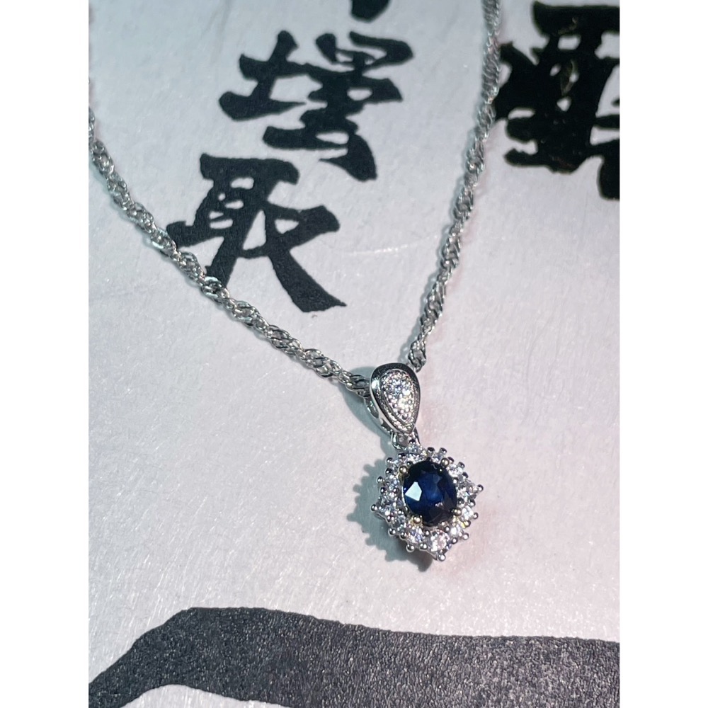 LEROY JEWELRY 樂花精品珠寶-［藍夜星語 藍寶石項鍊］-細節圖4