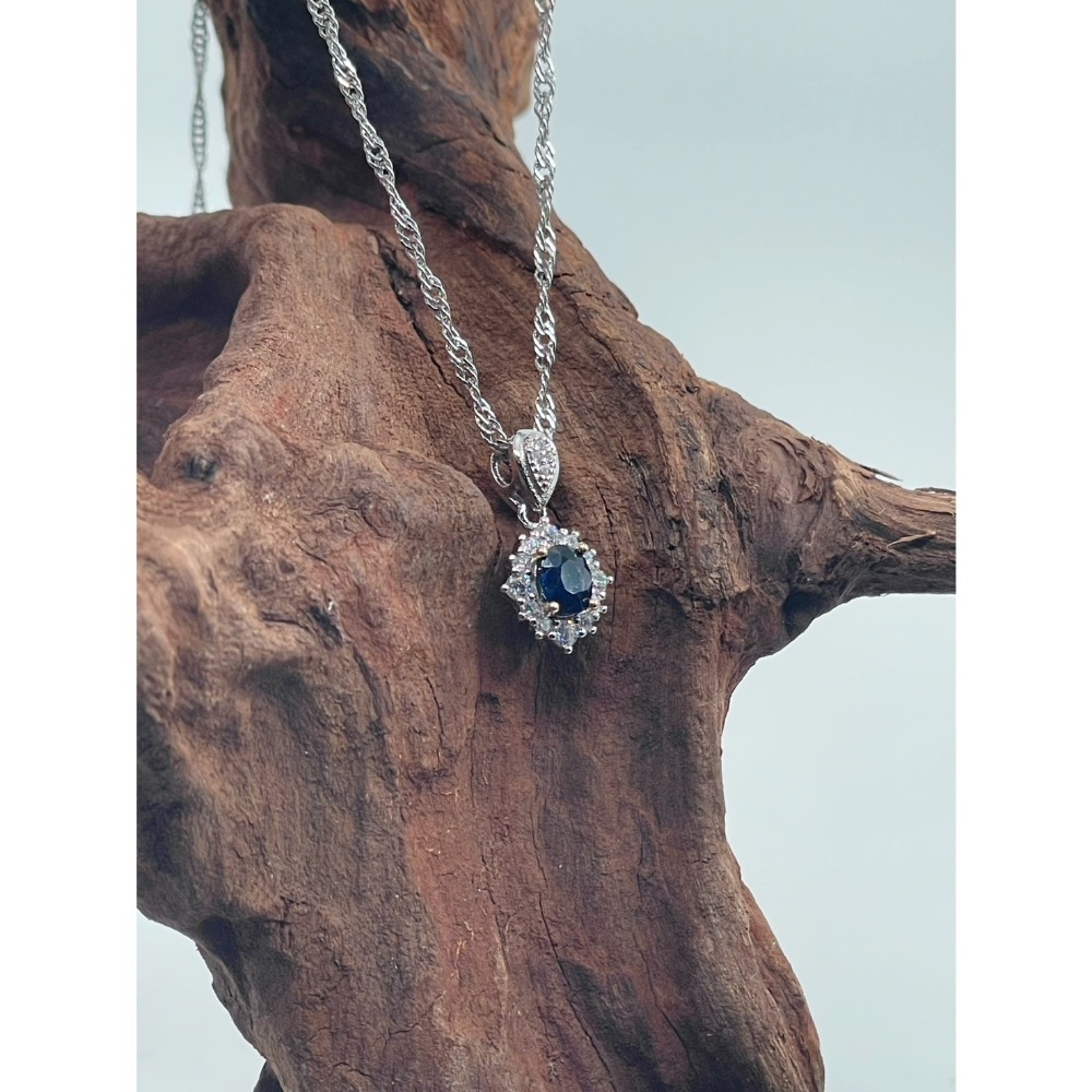 LEROY JEWELRY 樂花精品珠寶-［藍夜星語 藍寶石項鍊］-細節圖5