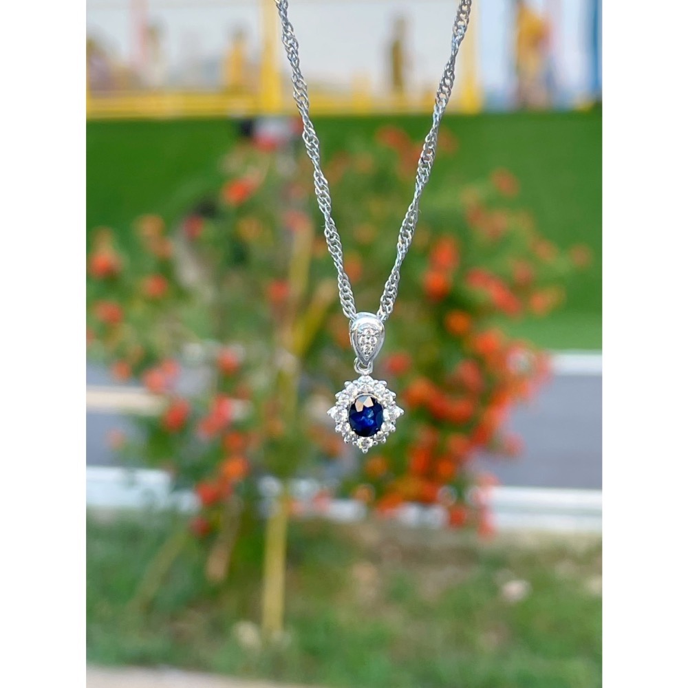 LEROY JEWELRY 樂花精品珠寶-［藍夜星語 藍寶石項鍊］-細節圖6