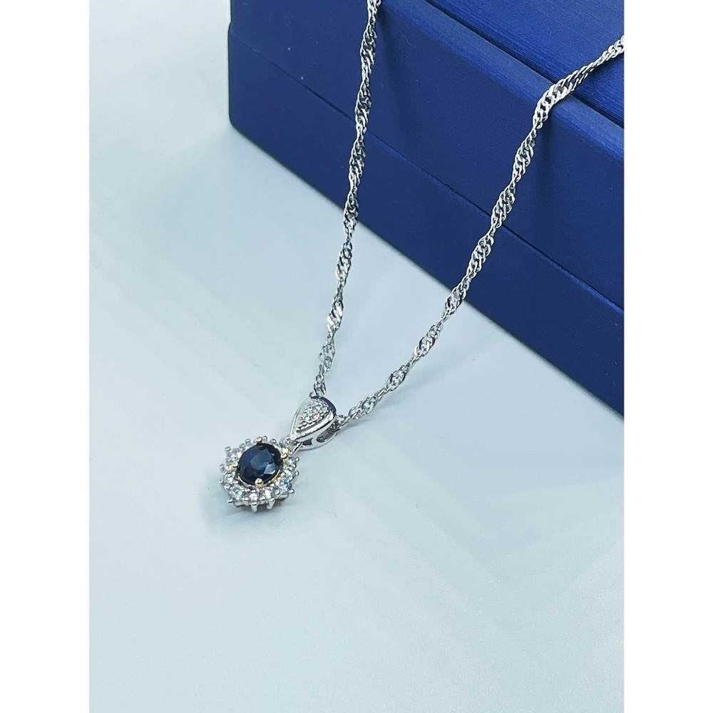 LEROY JEWELRY 樂花精品珠寶-［藍夜星語 藍寶石項鍊］-細節圖7