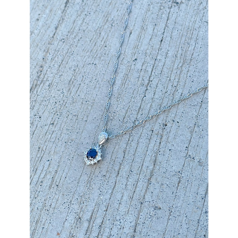 LEROY JEWELRY 樂花精品珠寶-［藍夜星語 藍寶石項鍊］-細節圖9