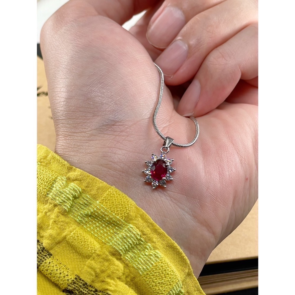 LEROY JEWELRY 樂花精品珠寶- [Leroy・愛戀之石｜桃紅碧璽項鍊]-細節圖7