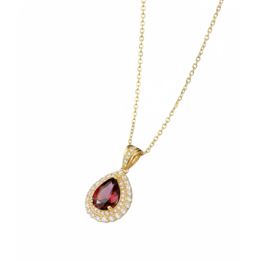 LEROY JEWELRY 樂花精品珠寶 心焰之石︱石榴石項鍊-細節圖3