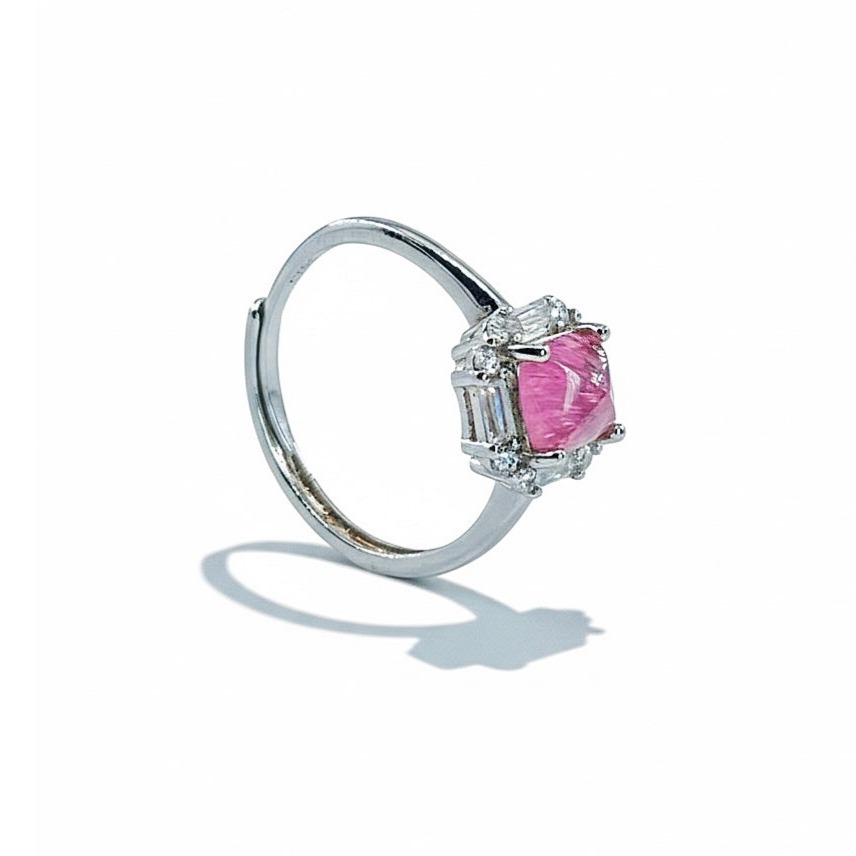 LEROY JEWELRY 樂花精品珠寶 火焰之心｜粉紅碧璽戒指-細節圖3