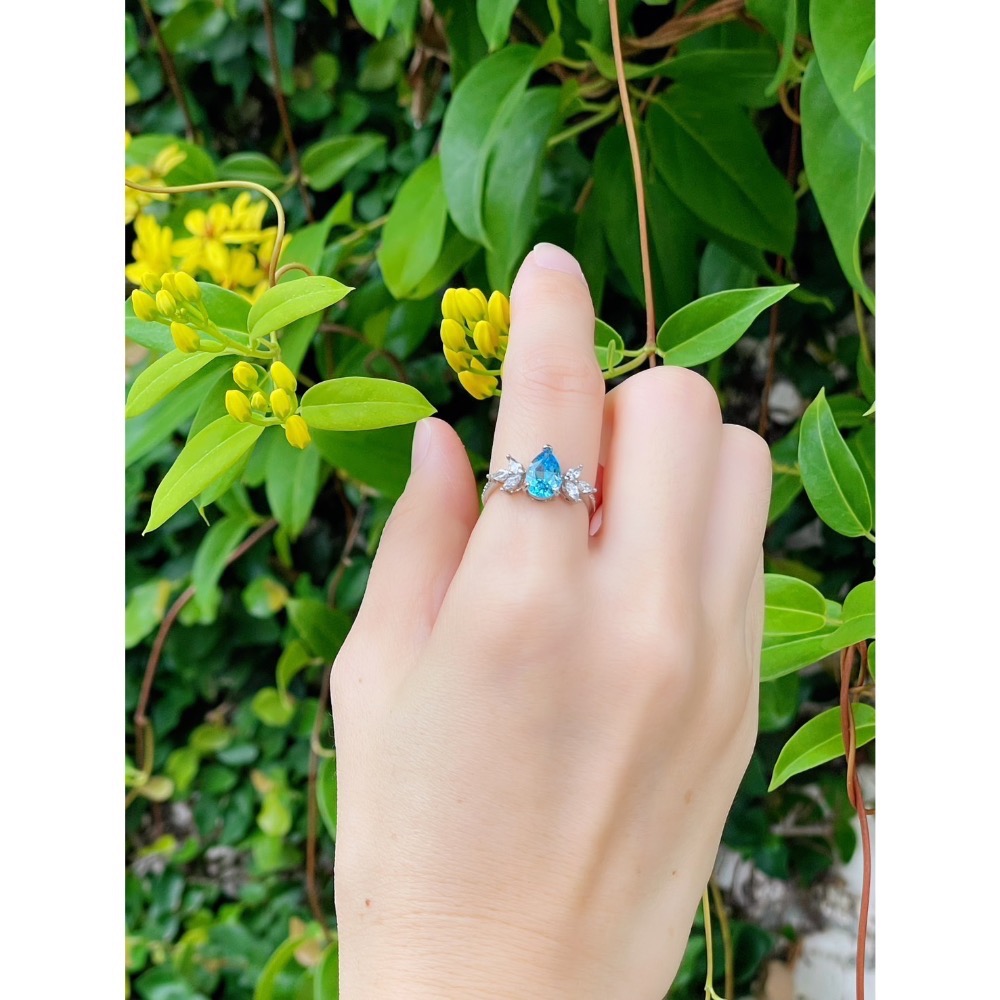 LEROY JEWELRY 樂花精品珠寶［ Leroy・星海藍｜托帕石戒指］-細節圖2