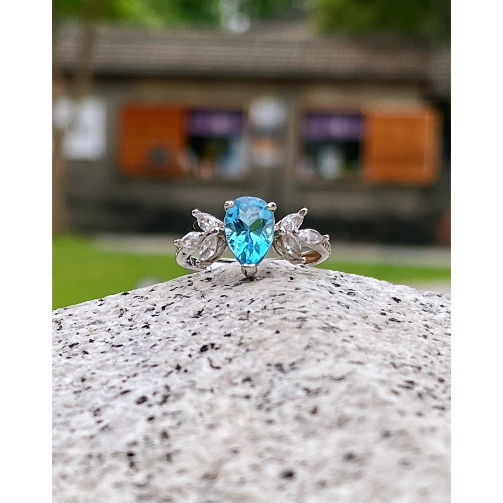 LEROY JEWELRY 樂花精品珠寶［ Leroy・星海藍｜托帕石戒指］-細節圖3