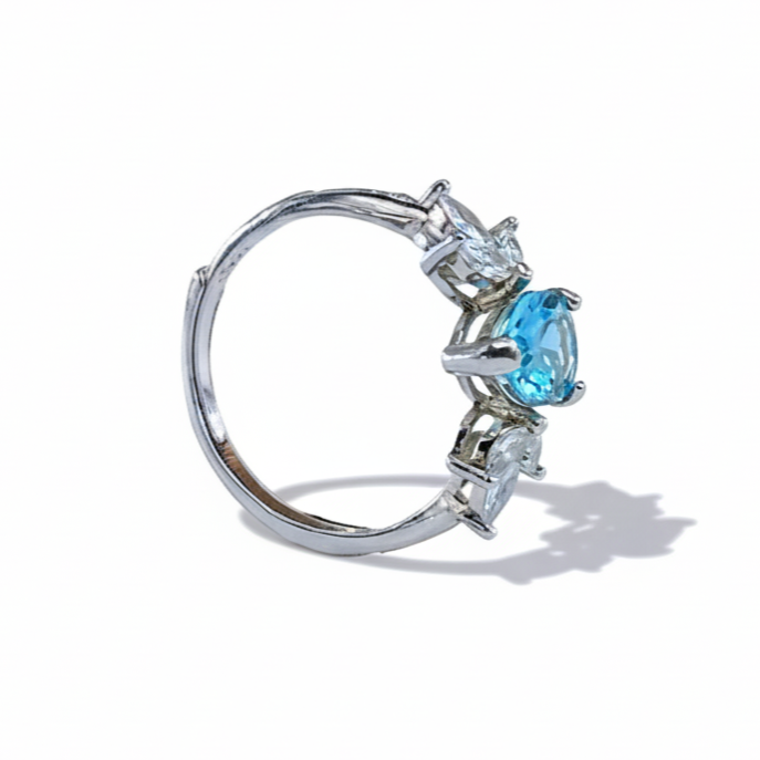 LEROY JEWELRY 樂花精品珠寶 星海藍︱托帕石戒指-細節圖3
