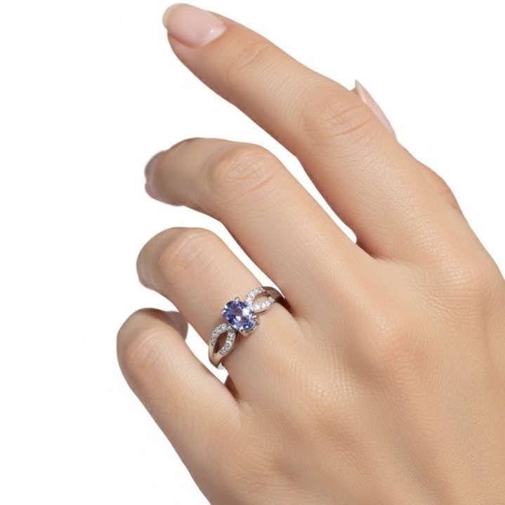 LEROY JEWELRY 樂花精品珠寶 靜光之藍︱丹泉石戒指-細節圖2
