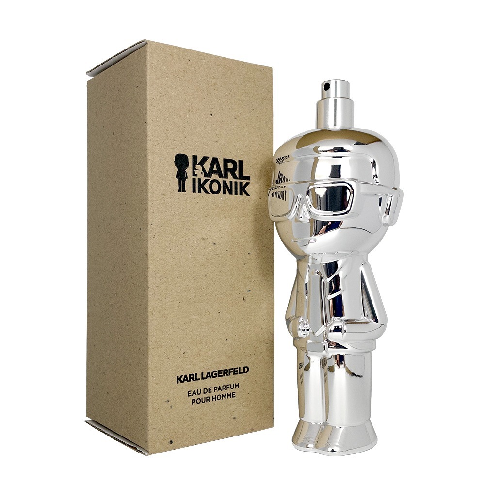 ☆MOMO小屋☆ KARL LAGERFELD 時尚大帝 淡香精 100ml TESTER 環保盒 (極光銀/流光金)-細節圖2