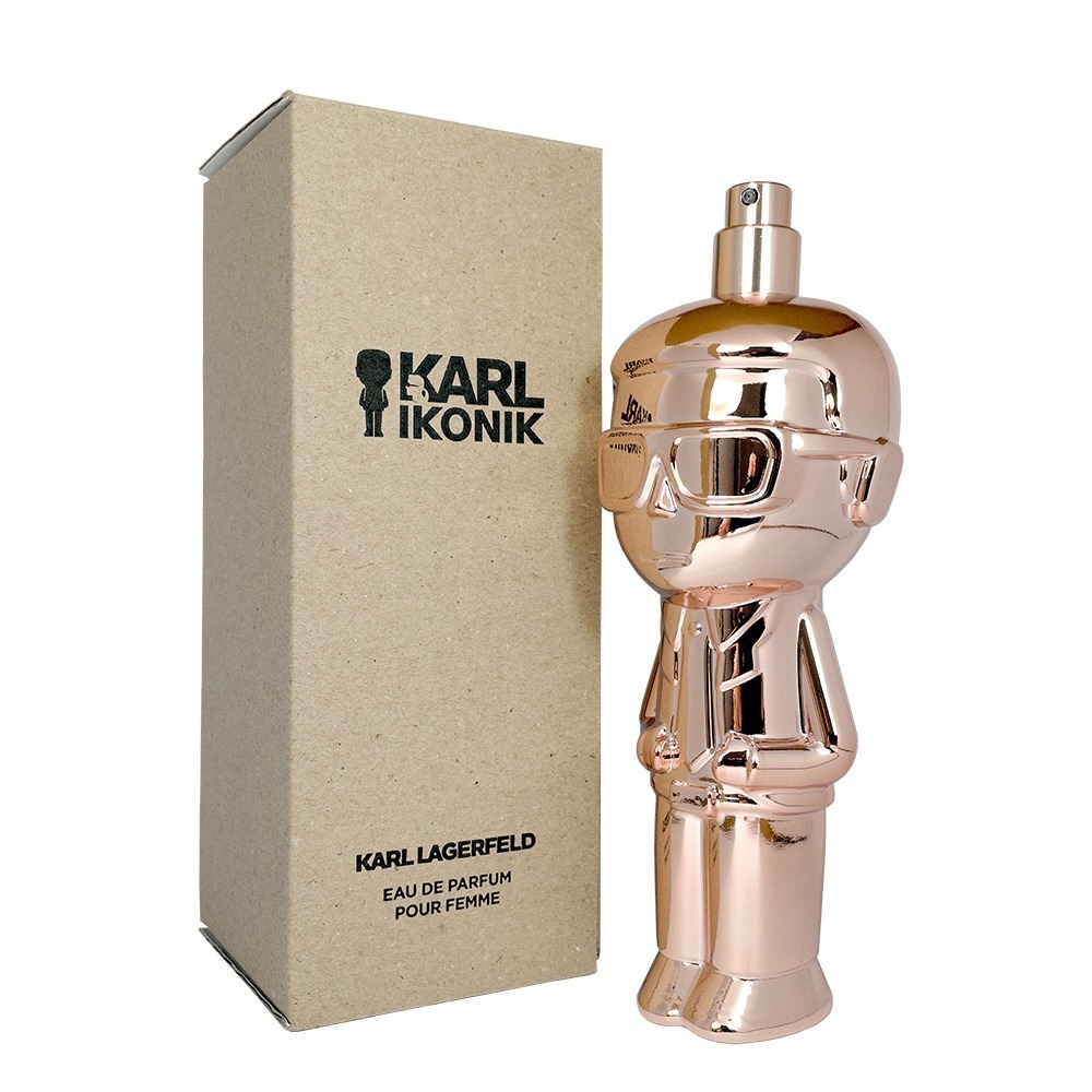 ☆MOMO小屋☆ KARL LAGERFELD 時尚大帝 淡香精 100ml TESTER 環保盒 (極光銀/流光金)-細節圖3