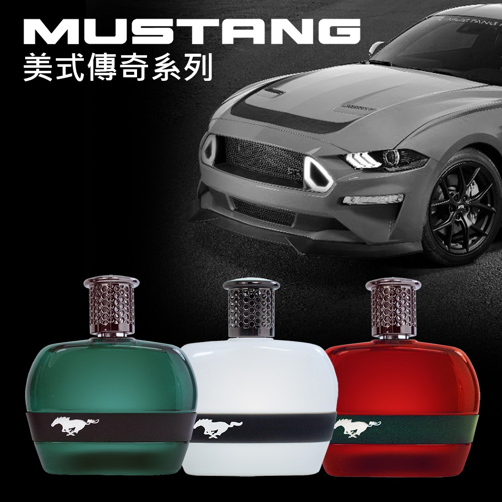 ☆MOMO小屋☆ FORD MUSTANG 福特野馬 美式傳奇 白鑽 男性淡香水 100ml-細節圖2