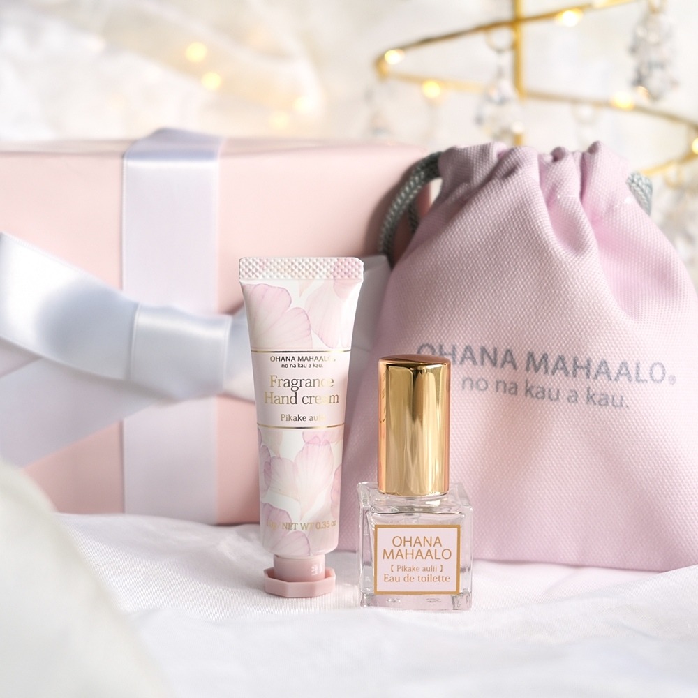 ☆MOMO小屋☆ OHANA MAHAALO 可愛香隨禮物組 (淡香水5ml+療癒護手霜10g)-細節圖3