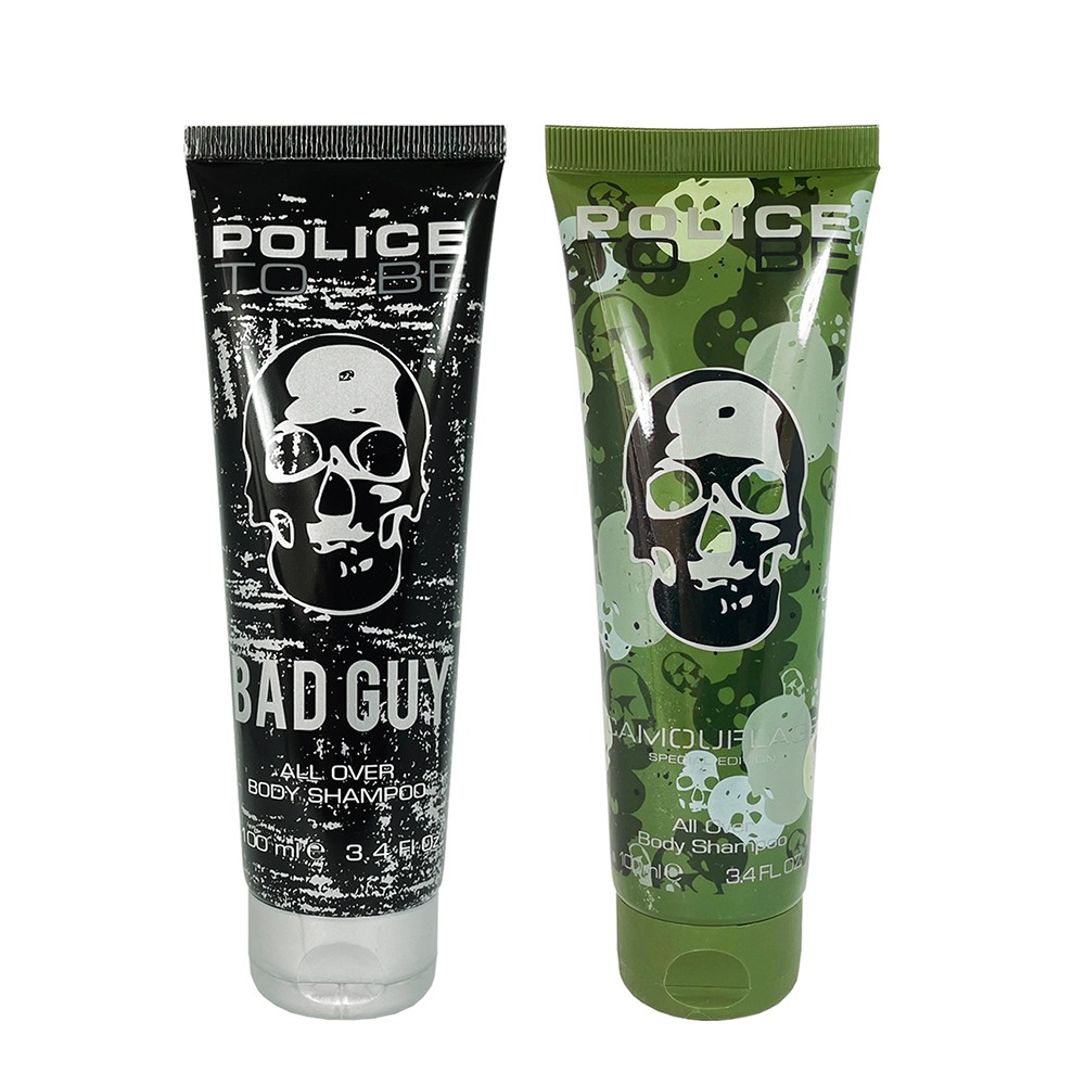 Police To Be 系列 香氛沐浴露 100ml (態度/迷彩/雅痞/叢林) 任選2瓶-規格圖1