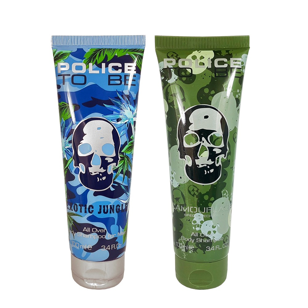 Police To Be 系列 香氛沐浴露 100ml (態度/迷彩/雅痞/叢林) 任選2瓶-規格圖1