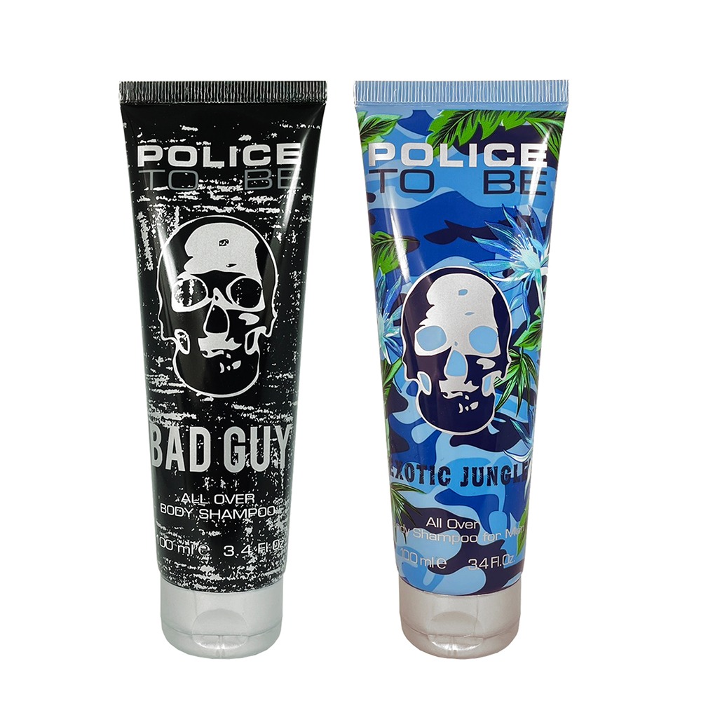 Police To Be 系列 香氛沐浴露 100ml (態度/迷彩/雅痞/叢林) 任選2瓶-規格圖1