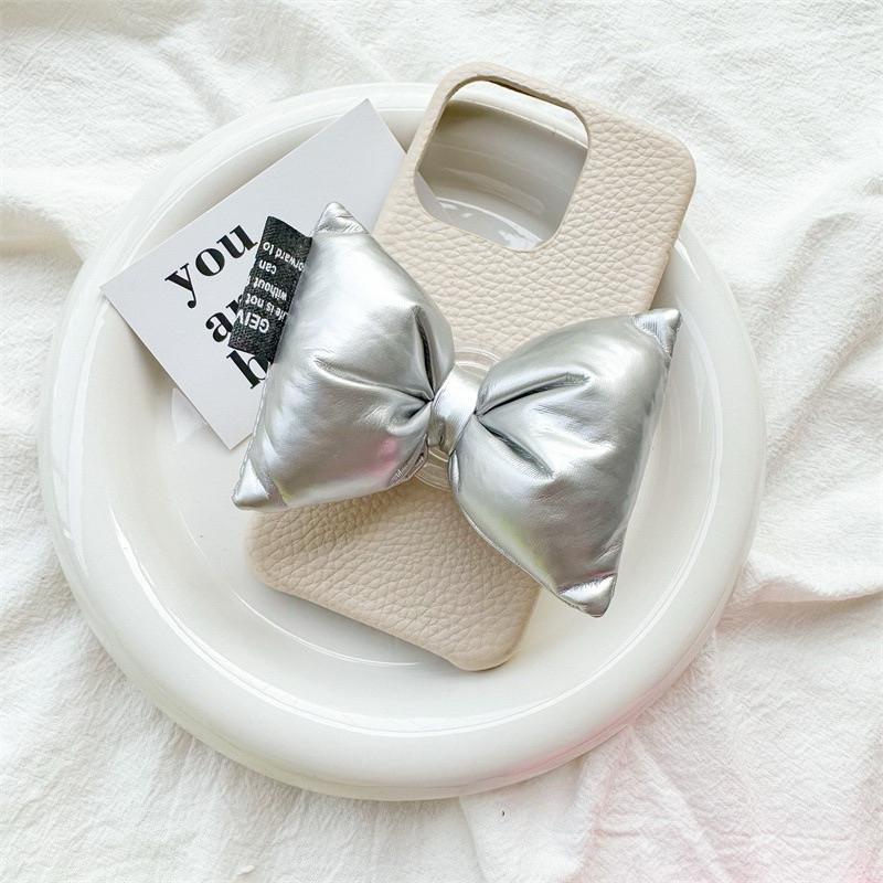 心飾Acc🇰🇷快速出貨「韓國立體蝴蝶結支架 / 氣囊支架 懶人支架 追劇神器 iPhone 15 pro 韓國東大門-細節圖8