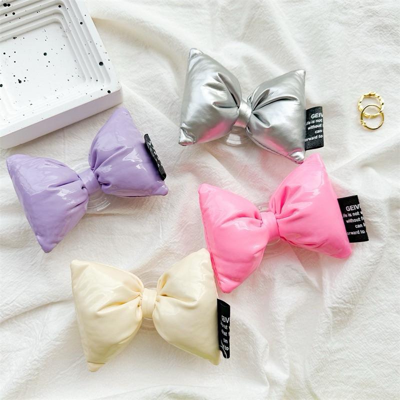 心飾Acc🇰🇷快速出貨「韓國立體蝴蝶結支架 / 氣囊支架 懶人支架 追劇神器 iPhone 15 pro 韓國東大門-細節圖9