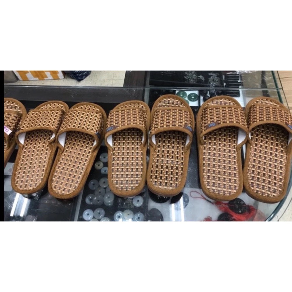 【升級】臺灣唯一正版🤍手作橡膠日式藤草拖鞋🤍榻榻米托鞋/除臭抗菌/防滑透氣/靜音柔軟/不流腳汗 防疫拖鞋 辦公室-細節圖2