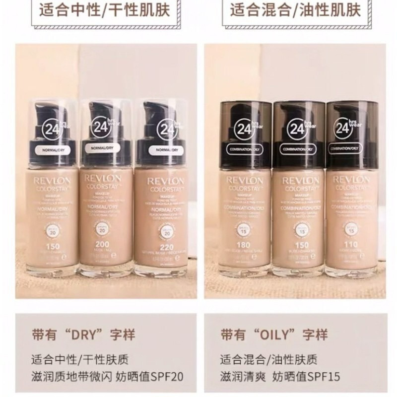 Coco｜露華濃 Revlon 超持色輕透粉底液 超值特價 夏日不脫妝 海邊玩推薦  乾肌 混合肌180 粉底-細節圖5