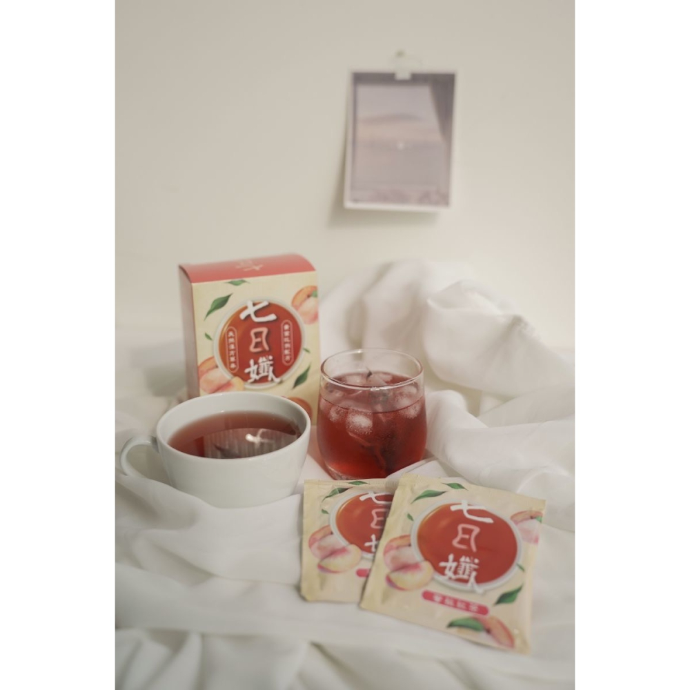 《現貨》蜜桃紅茶 七日纖纖體茶包-細節圖4