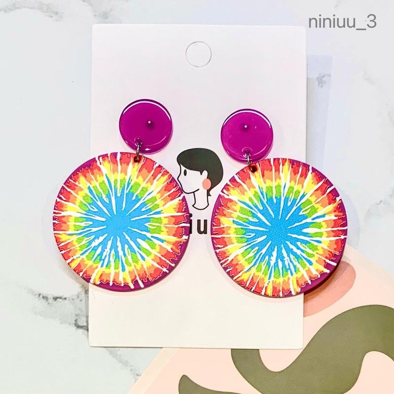 niniuu_3✨台灣現貨(出貨)『S925銀針-超美日系煙花耳環』煙火耳環 日本耳環 y2k耳環 浮誇耳環 小紅書耳環-細節圖3