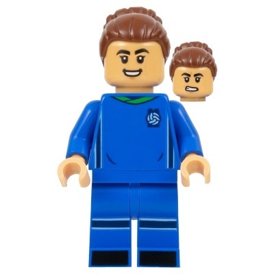 【小荳樂高】LEGO 足球員 藍隊 Soccer Player (21337原裝人偶) idea136